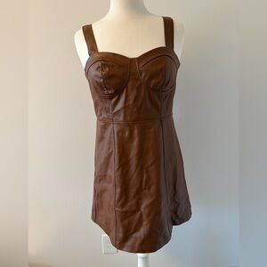 a new day Faux Leather Dress